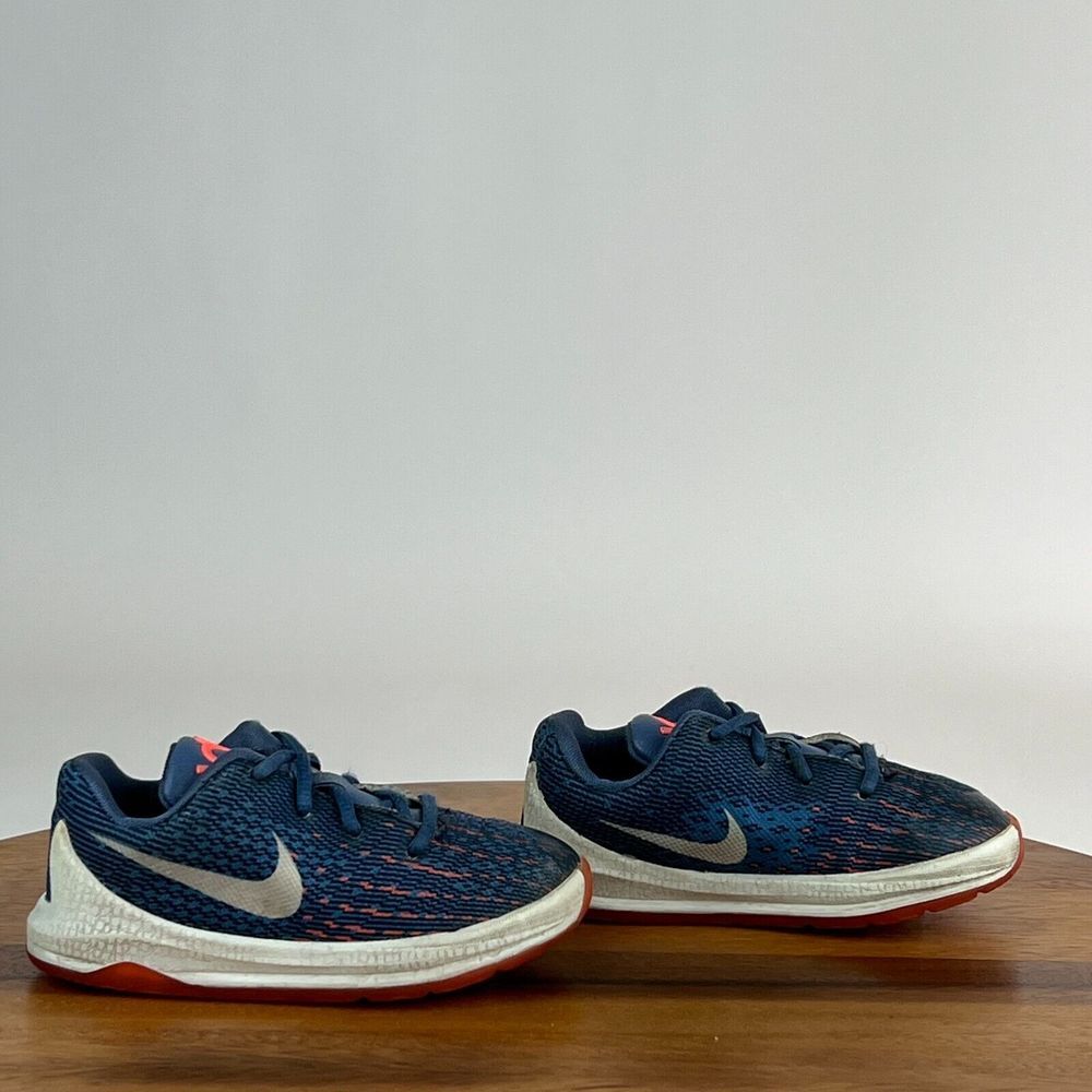 Little Kids Nike KD 8 Blue Athletic Basketball Shoes Sneakers Size 6 C GUC